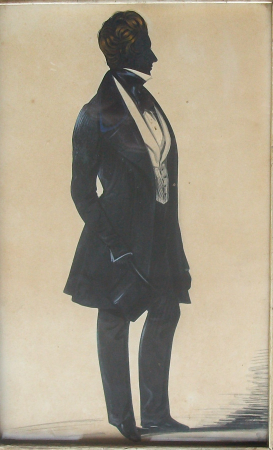 Portrait Silhouette of a Gentleman by F. Frith